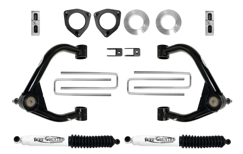GMC 1500 Suspension Lift Kit - Tuff Country - 4 in. Lift Kit w/ Upper Control Arms & Shocks - `19-`23
